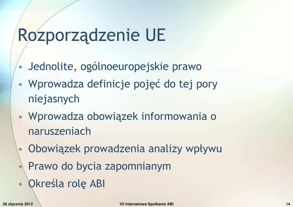 informowania o naruszeniach Obowiązek prowadzenia analizy wpływu