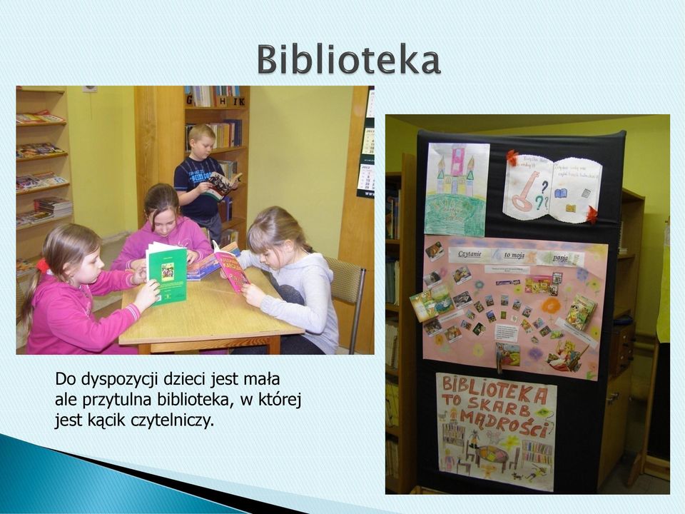 przytulna biblioteka,