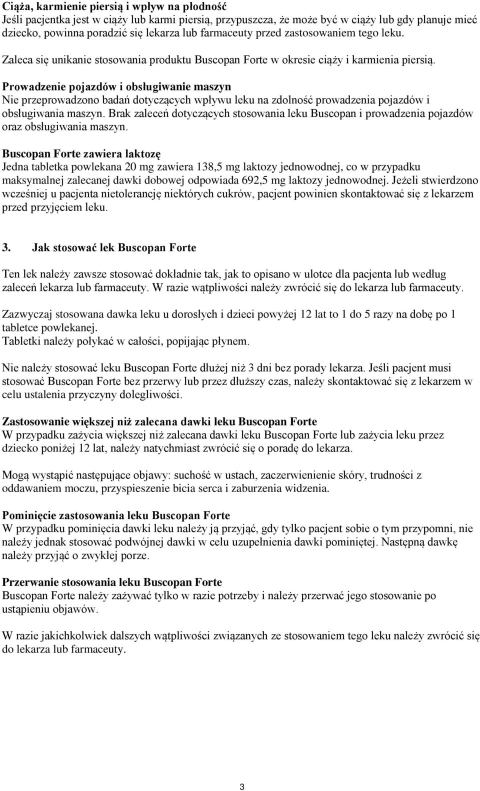 ULOTKA dołączona do opakownia: Informacja dla pacjenta. Buscopan Forte, 20  mg, tabletki powlekane. Hyoscini butylbromidum - PDF Free Download