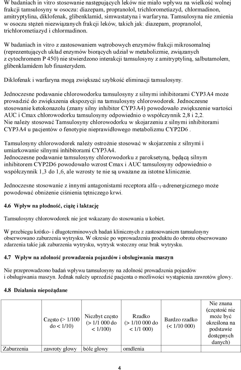 W badaniach in vitro z zastosowaniem wątrobowych enzymów frakcji mikrosomalnej (reprezentujących układ enzymów biorących udział w metabolizmie, związanych z cytochromem P 450) nie stwierdzono