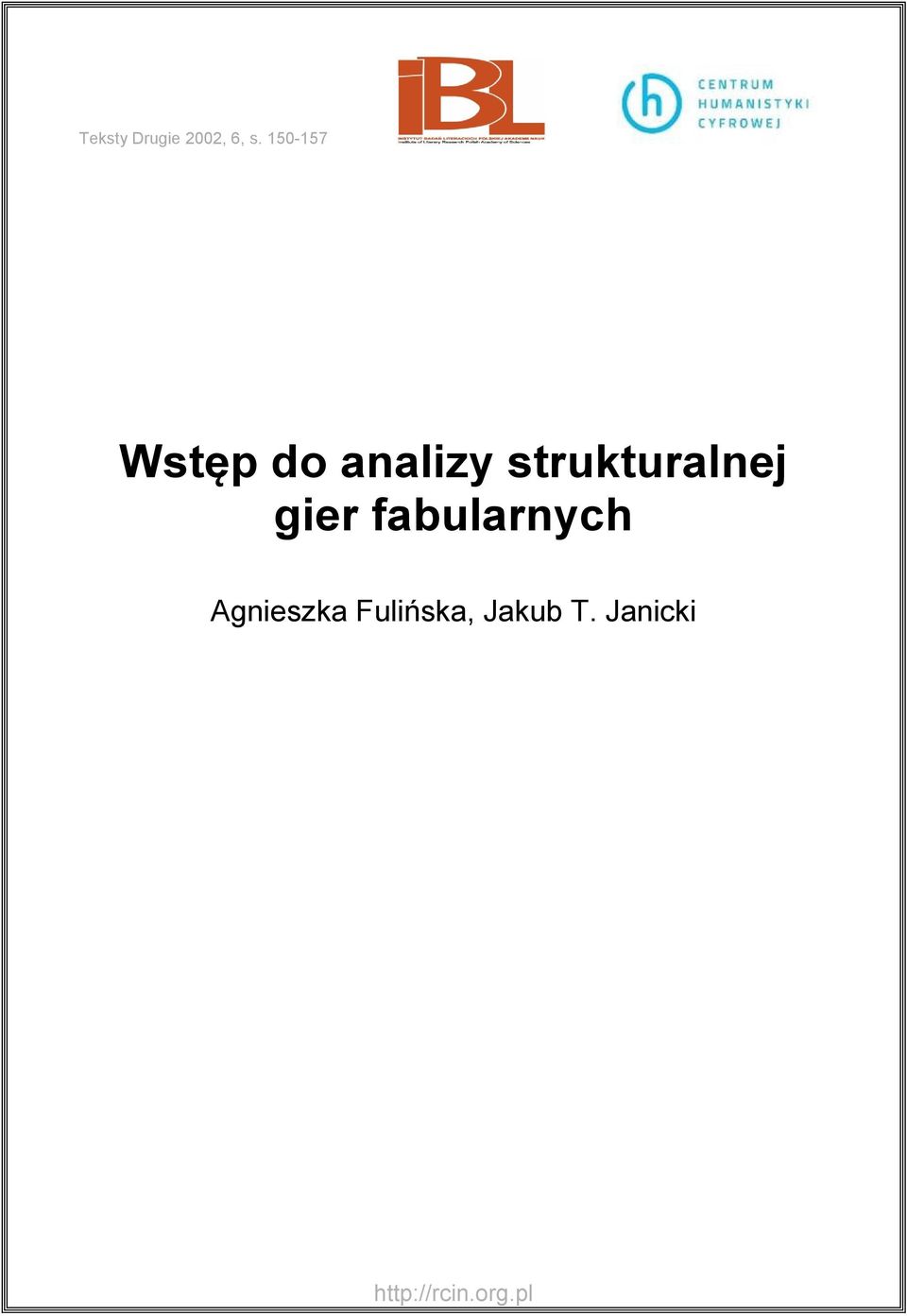 strukturalnej gier
