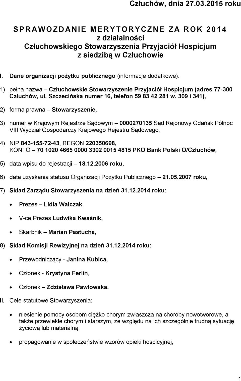 3) numer w Krajowym Rejestrze Sądowym Sąd Rejonowy Gdańsk Północ VIII  Wydział Gospodarczy Krajowego Rejestru Sądowego, - PDF Free Download