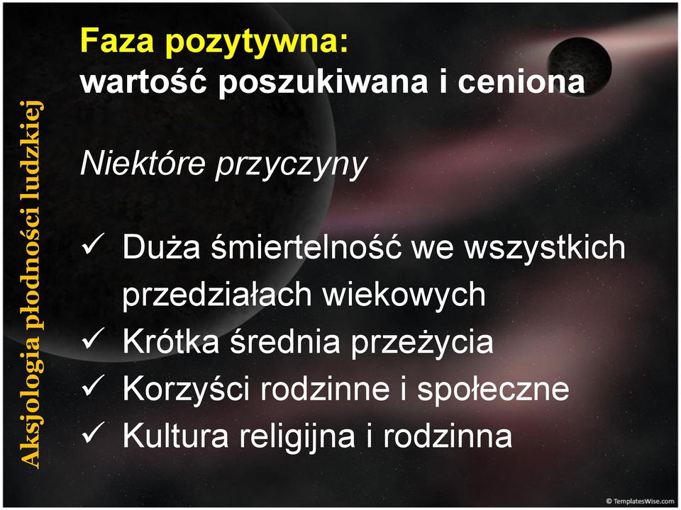 we wszystkich przedziałach wiekowych Krótka średnia