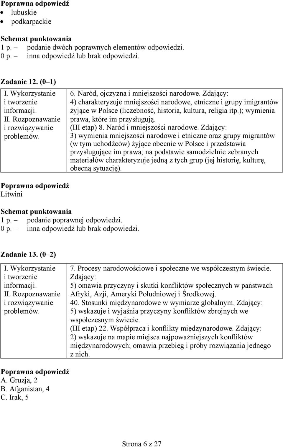 Naród i mniejszości narodowe.