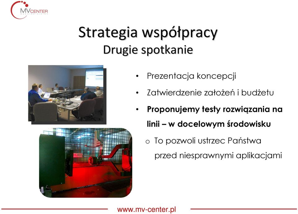 Proponujemy testy rozwiązania na linii w docelowym