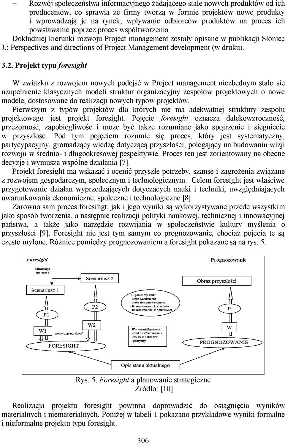 : Perspectives and directions of Project Management development (w druku). 3.2.