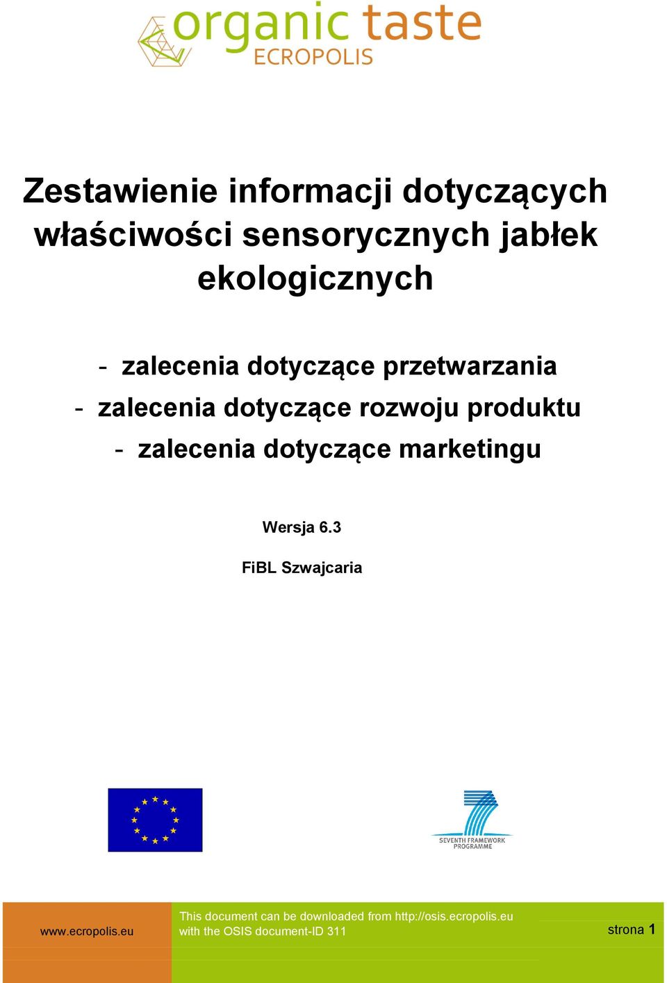 zalecenia dotyczące rozwoju produktu - zalecenia dotyczące