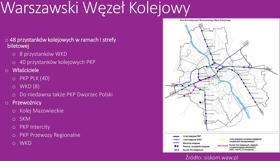 Do niedawna także PKP Dworzec Polski o Przewoźnicy o Kolej Mazowieckie o SKM o PKP