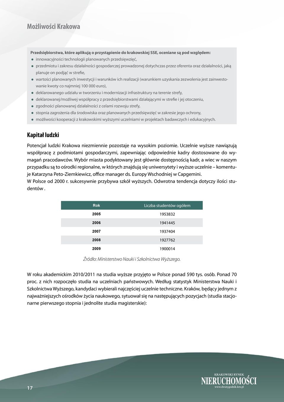 zezwolenia jest zainwestowanie kwoty co najmniej 100 000 euro), deklarowanego udziału w tworzeniu i modernizacji infrastruktury na terenie strefy, deklarowanej/możliwej współpracy z