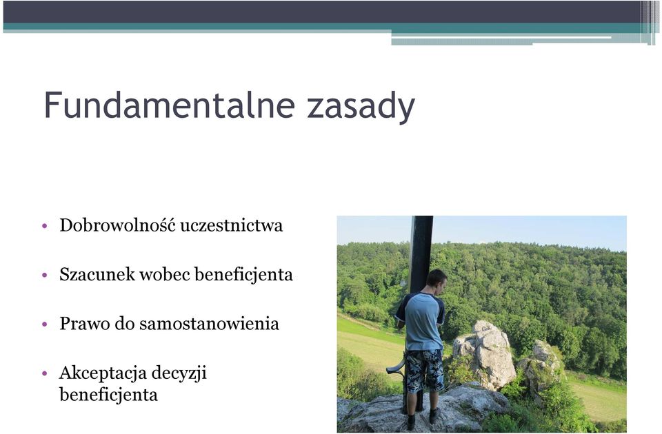 Szacunek wobec beneficjenta