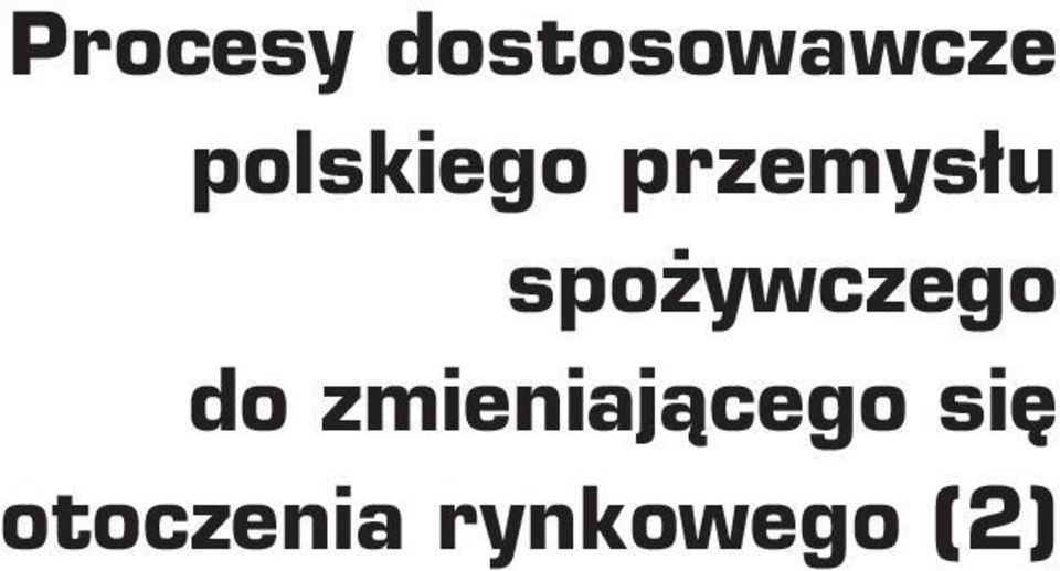 spożywczego do