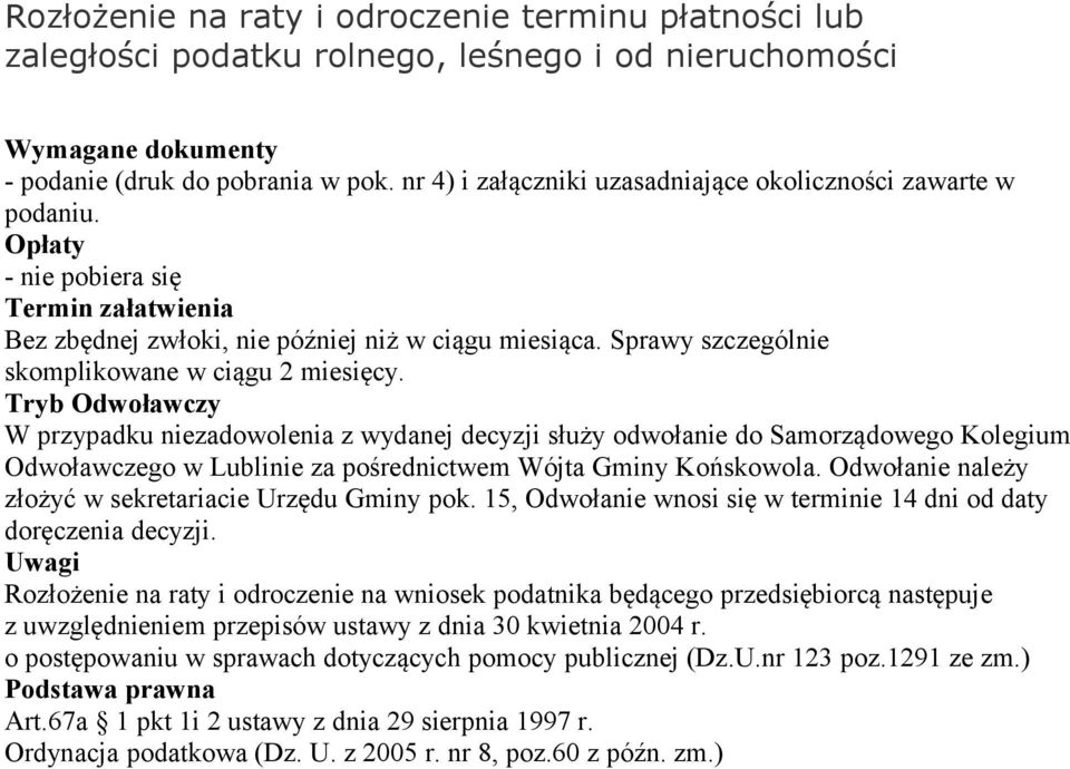 Sprawy szczególnie skomplikowane w ciągu 2 miesięcy.