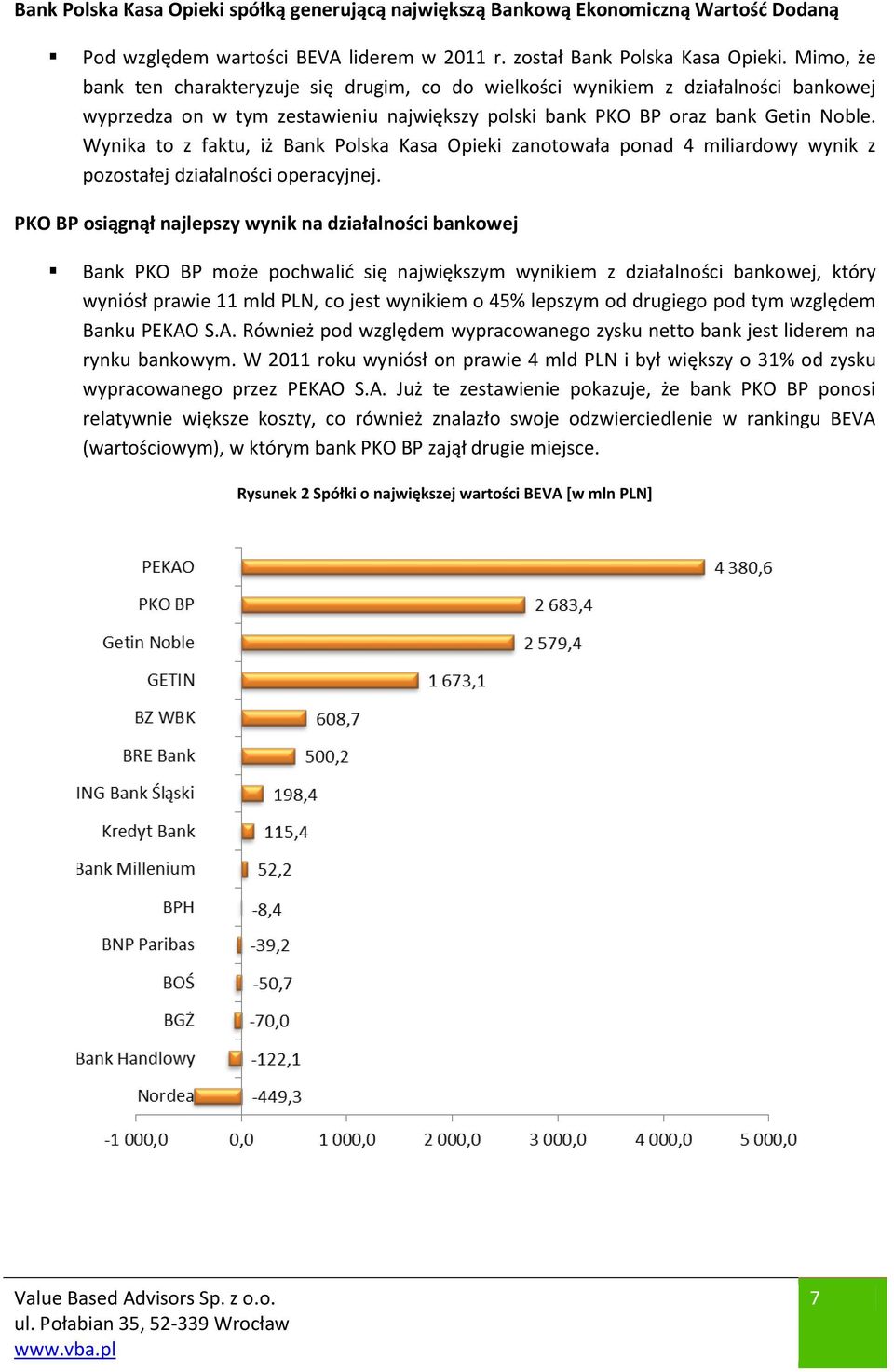 Wynika to z faktu, iż Bank Polska Kasa Opieki zanotowała ponad 4 miliardowy wynik z pozostałej działalności operacyjnej.