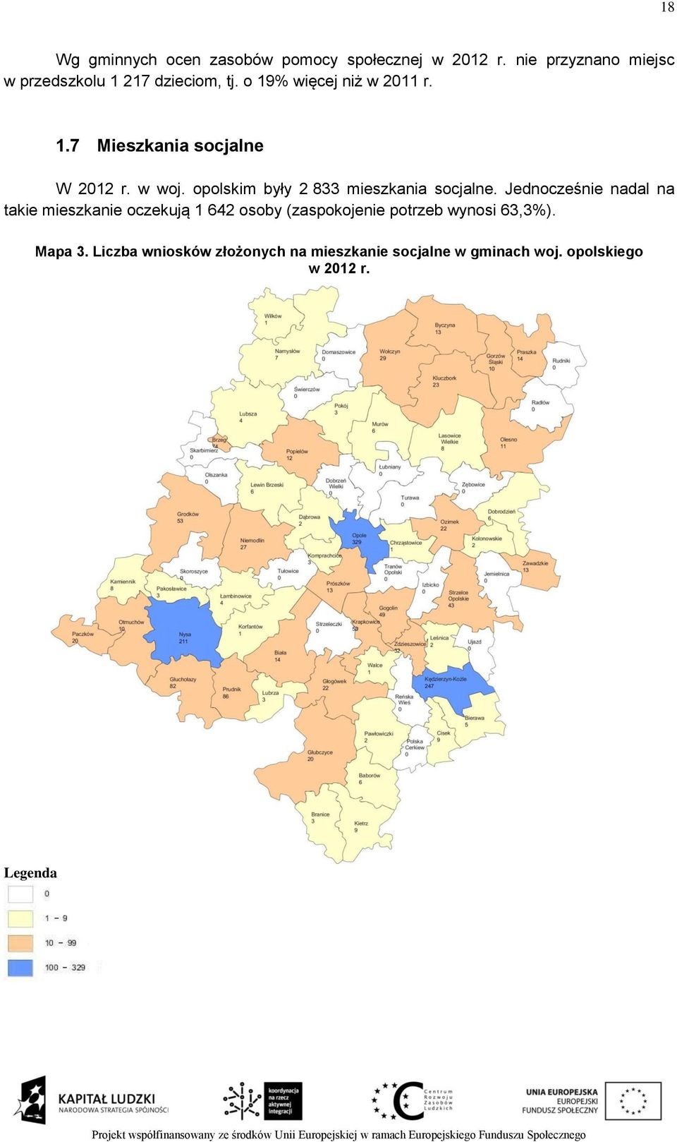 w woj. opolskim były 2 833 mieszkania socjalne.