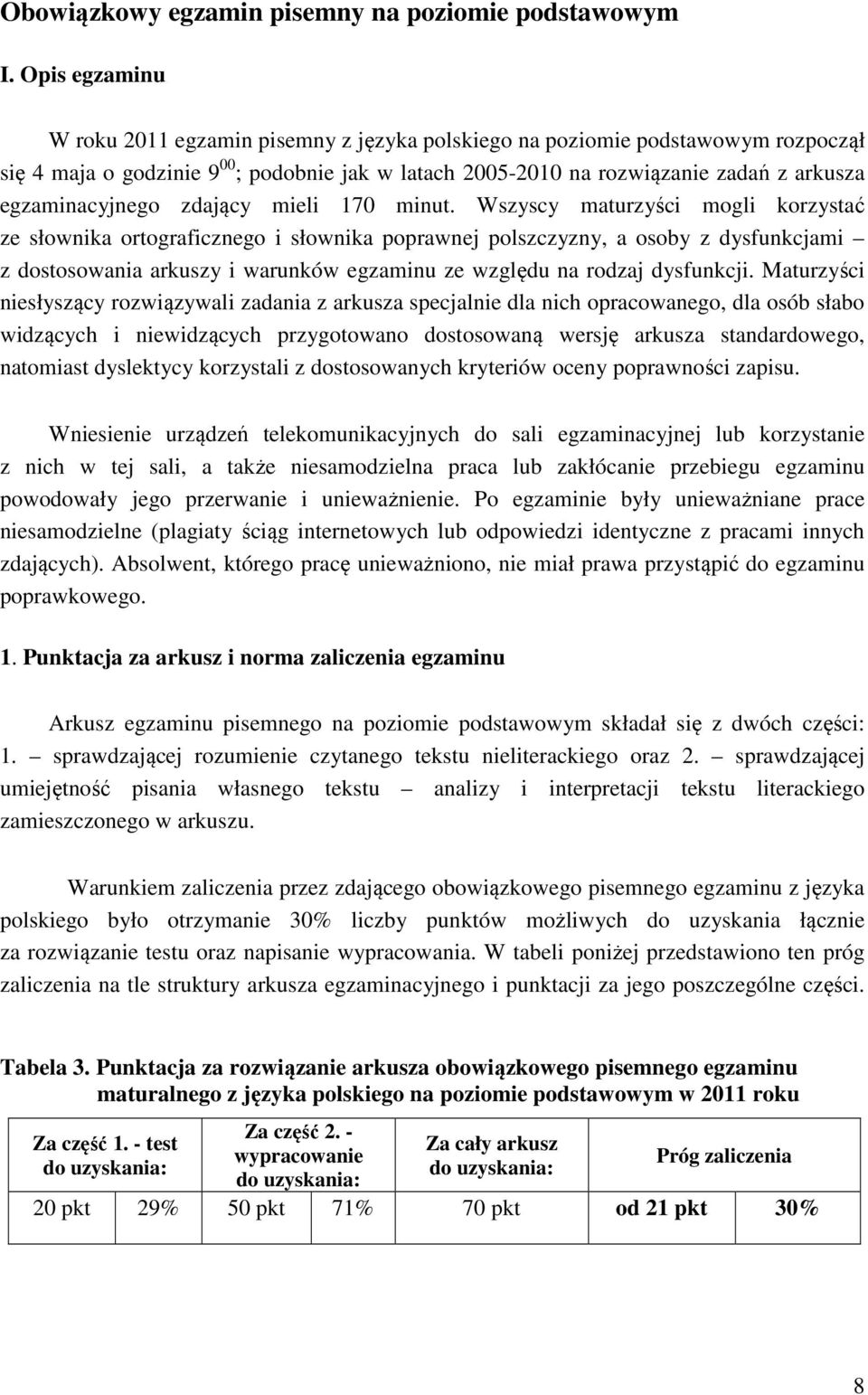 egzaminacyjnego zdający mieli 170 minut.