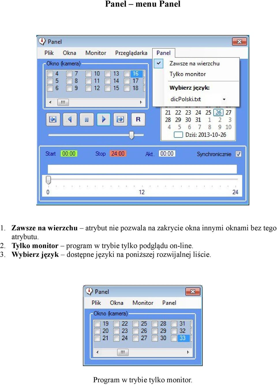 oknami bez tego atrybutu. 2.