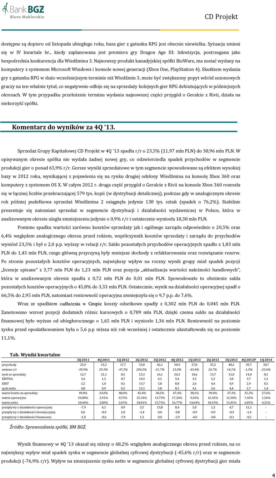 Najnowszy produkt kanadyjskiej spółki BioWare, ma zostać wydany na komputery z systemem Microsoft Windows i konsole nowej generacji (Xbox One, PlayStation 4).