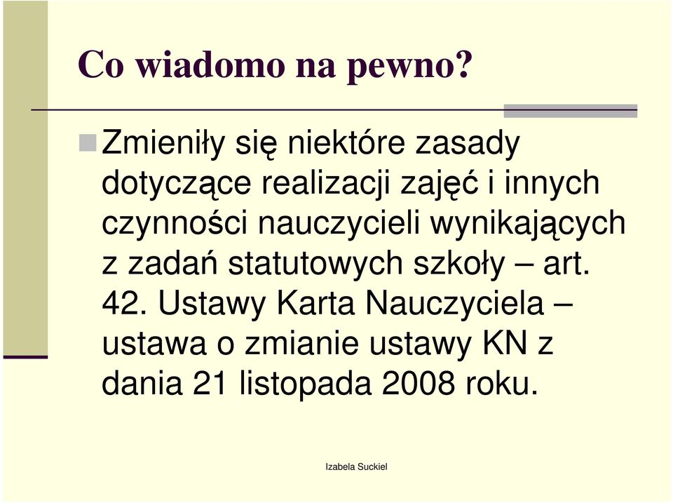 innych czynności nauczycieli wynikających z zadań