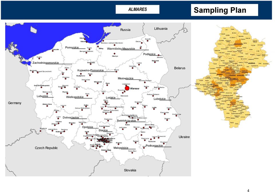 Kalisz Ostrow Wielkopolski Glogow Lubin Legnica Zlotoryja Pila Chodziez Oborniki Szamotuly Poznan Bogatynia Jelenia Gora Swidnica Walbrzych Dolnoslaskie Kujawsko-Pomorskie Torun Bydgoszcz Inowroclaw