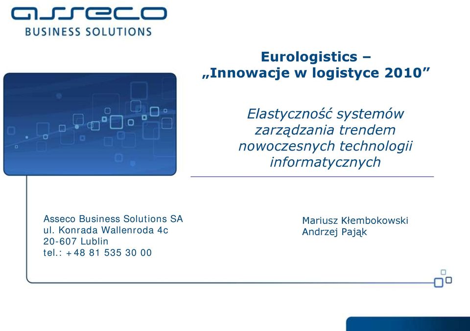 Asseco Business Solutions SA ul.