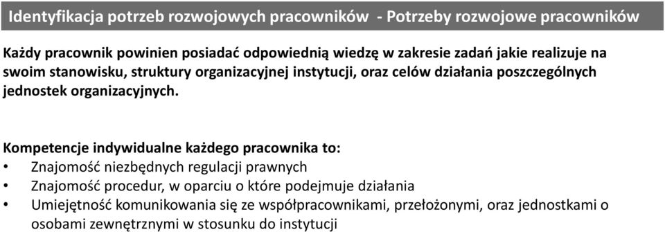 organizacyjnych.