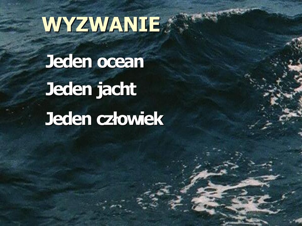 Jeden jacht