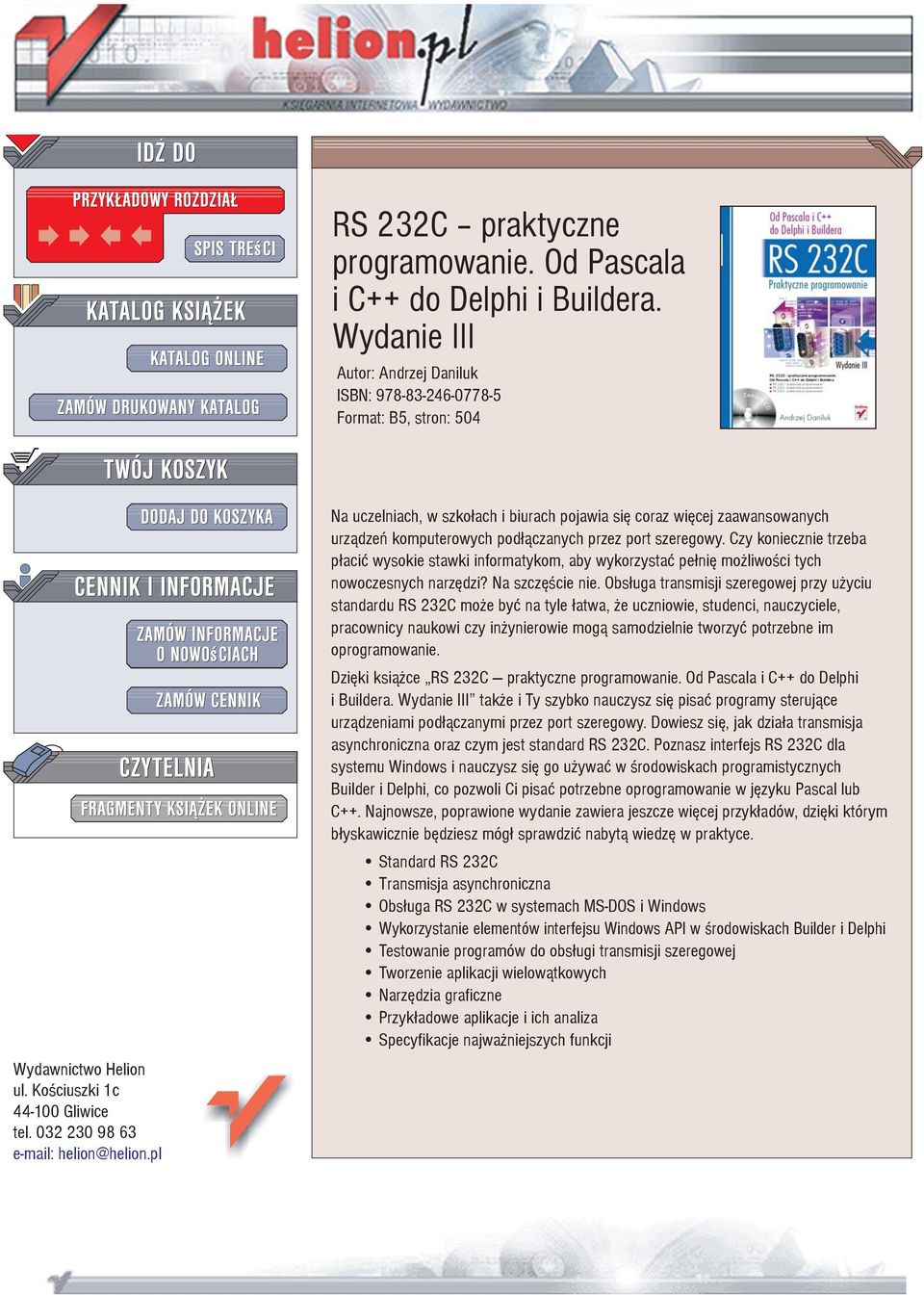 pl Na uczelniach, w szko³ach i biurach pojawia siê coraz wiêcej zaawansowanych urz¹dzeñ komputerowych pod³¹czanych przez port szeregowy.