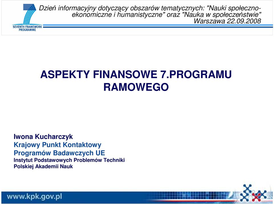 22.09.2008 ASPEKTY FINANSOWE 7.