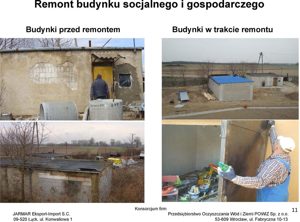 gospodarczego Budynki