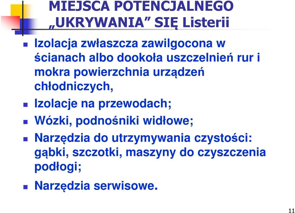 chłodniczych, Izolacje na przewodach; Wózki, podnośniki widłowe; Narzędzia do