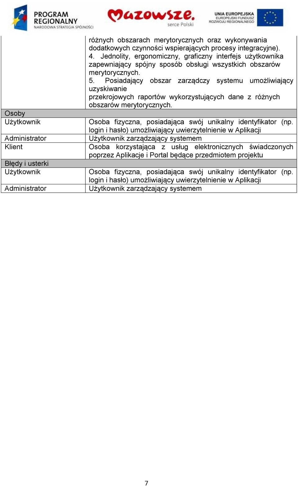 Posiadający obszar zarządczy systemu umożliwiający uzyskiwanie przekrojowych raportów wykorzystujących dane z różnych obszarów merytorycznych.