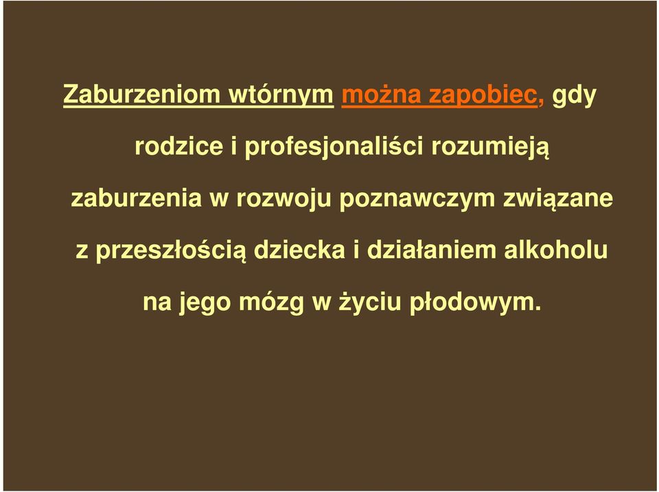 rozwoju poznawczym związane z przeszłością