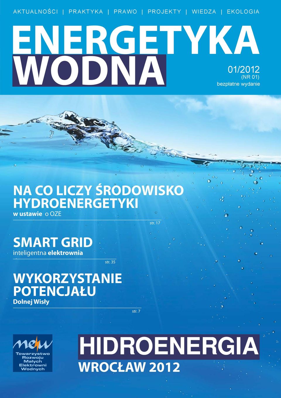 HYDROENERGETYKI w ustawie o OZE str.