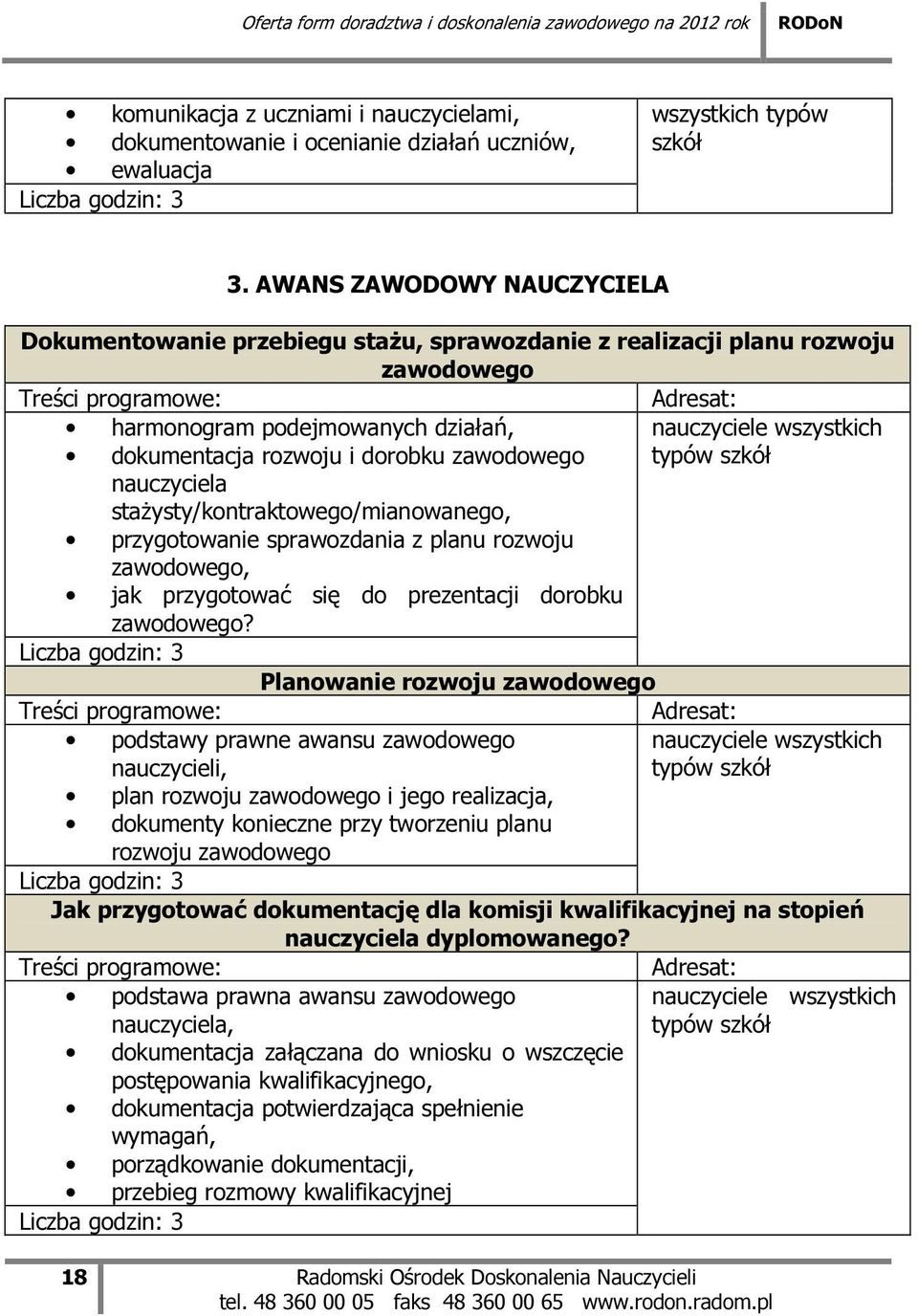 nauczyciela stażysty/kontraktowego/mianowanego, przygotowanie sprawozdania z planu rozwoju zawodowego, jak przygotować się do prezentacji dorobku zawodowego?