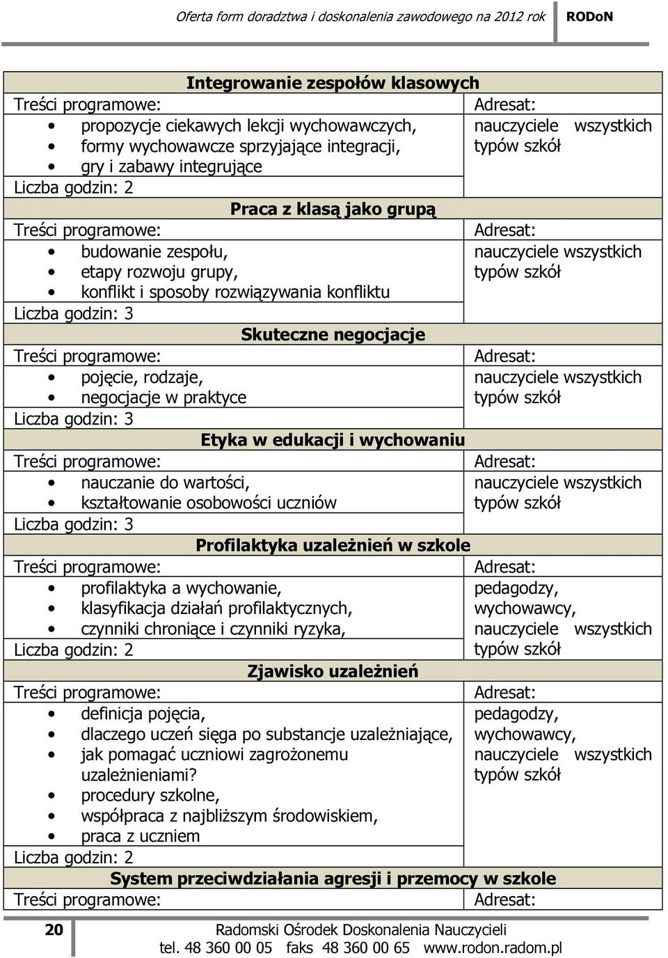 Profilaktyka uzależnień w szkole profilaktyka a wychowanie, klasyfikacja działań profilaktycznych, czynniki chroniące i czynniki ryzyka, wszystkich wszystkich wszystkich wszystkich Zjawisko