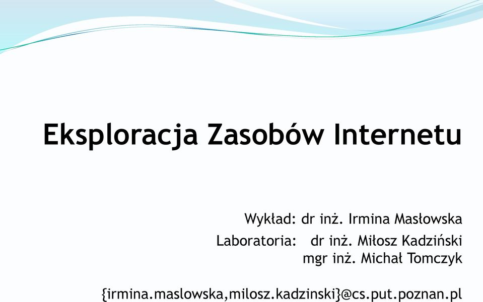 Miłosz Kadziński mgr inż.