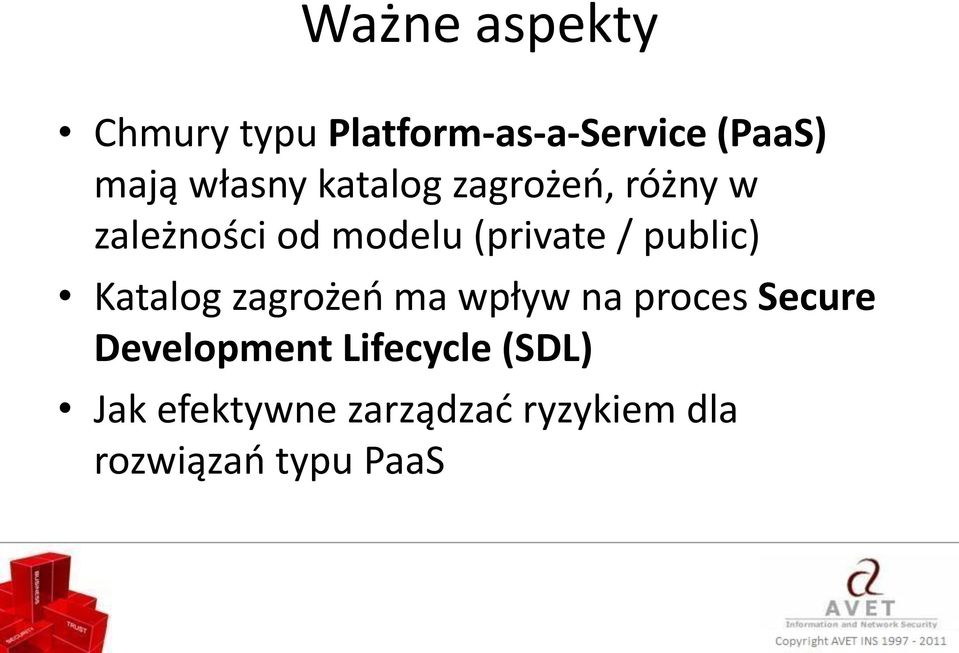 public) Katalog zagrożeo ma wpływ na proces Secure Development