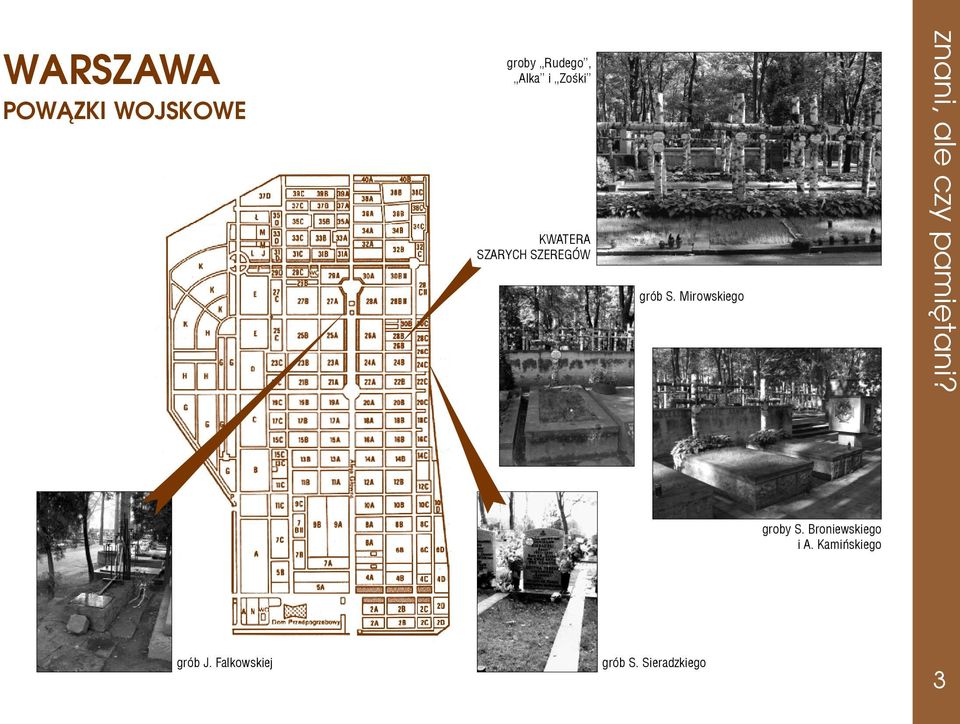 Mirowskiego znani, ale czy pamiêtani? groby S.