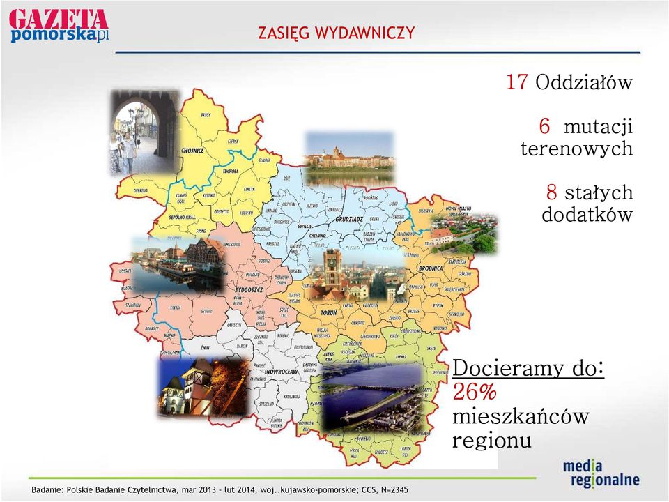 mieszkańców regionu Badanie: Polskie Badanie