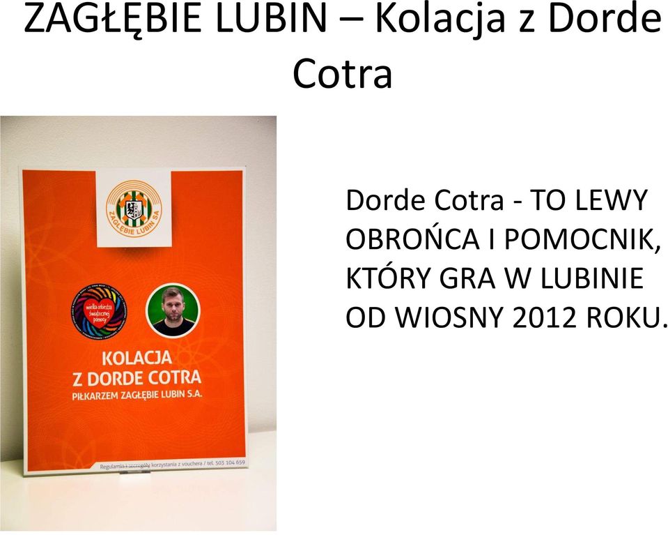 LEWY OBROŃCA I POMOCNIK,