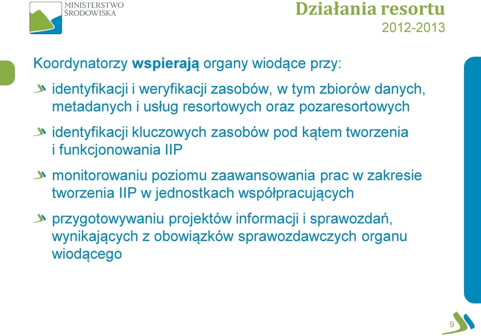 tworzenia i funkcjonowania IIP monitorowaniu poziomu zaawansowania prac w zakresie tworzenia IIP w jednostkach