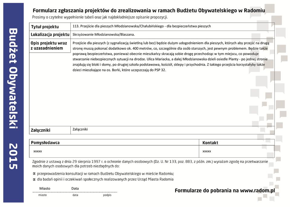 400 metrów, co, szczególnie dla osób starszych, jest pewnym problemem.