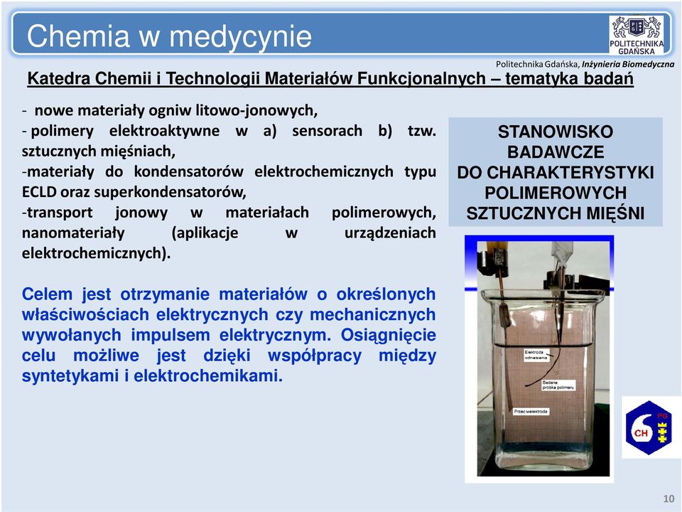 (aplikacje w urządzeniach elektrochemicznych).