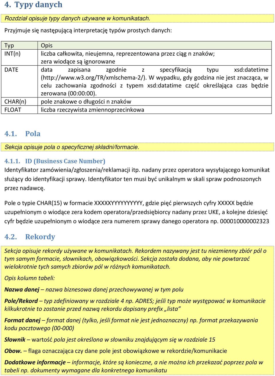 specyfikacją typu xsd:datetime (http://www.w3.org/tr/xmlschema-2/).