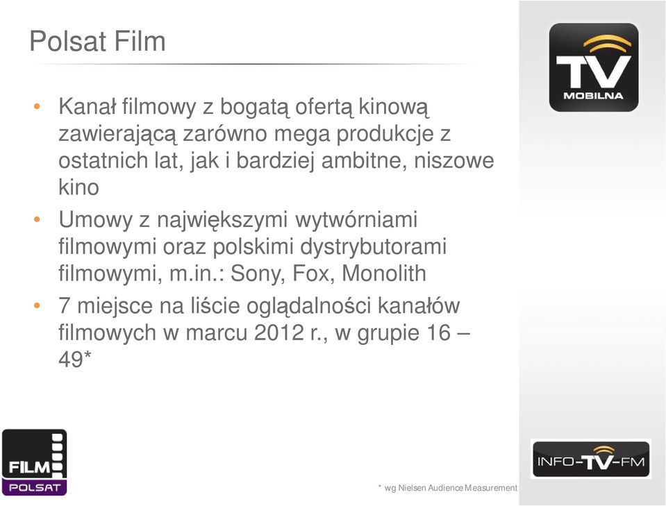 polskimi dystrybutorami filmowymi, m.in.