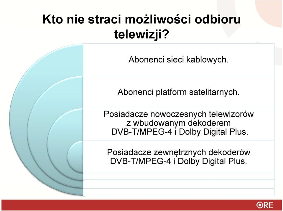 Posiadacze nowoczesnych telewizorów z wbudowanym dekoderem