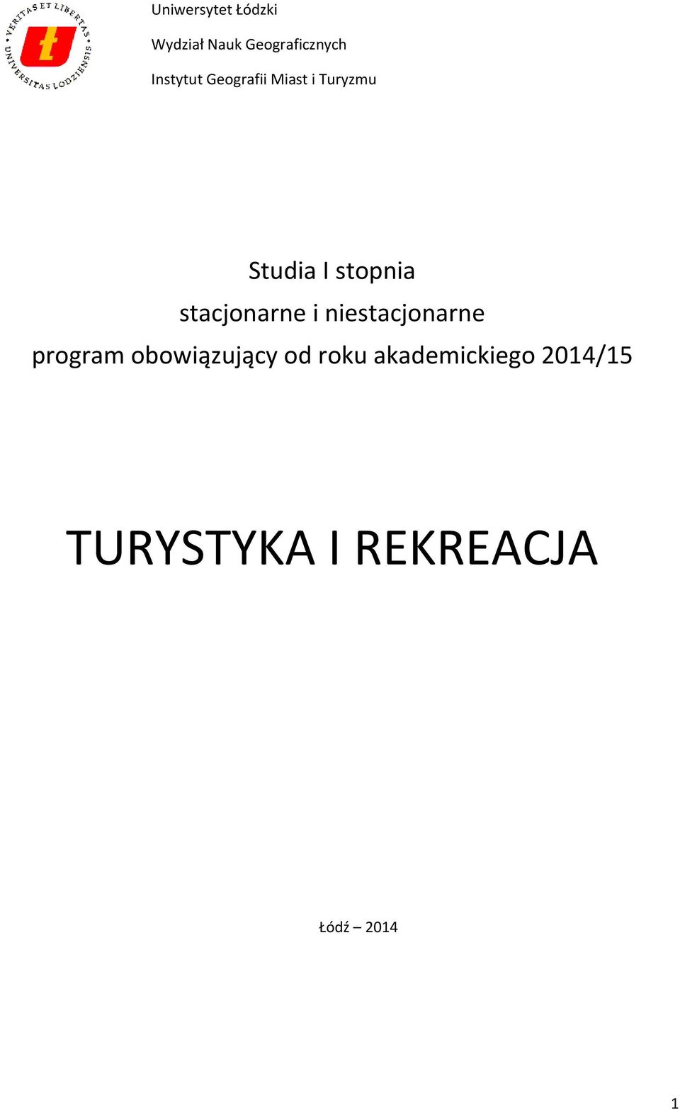 stacjonarne i niestacjonarne program obowiązujący od