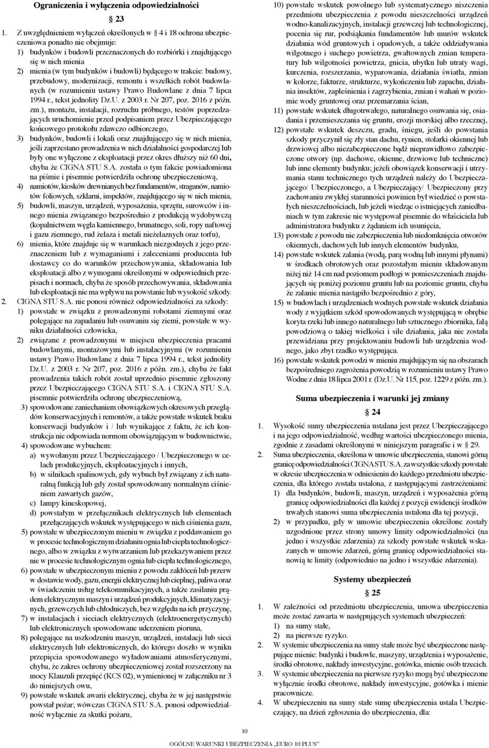 budynków i budowli) będącego w trakcie: budowy, przebudowy, modernizacji, remontu i wszelkich robót budowlanych (w rozumieniu ustawy Prawo Budowlane z dnia 7 lipca 1994 r., tekst jednolity Dz.U.