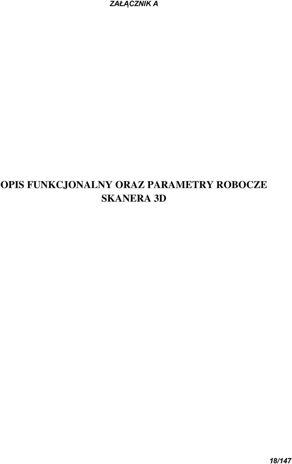 ORAZ PARAMETRY