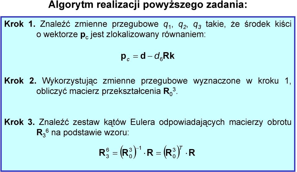 zlokalizowan ównaniem: k Kok.